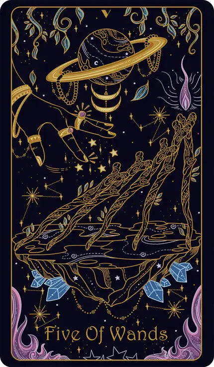 Five of wands