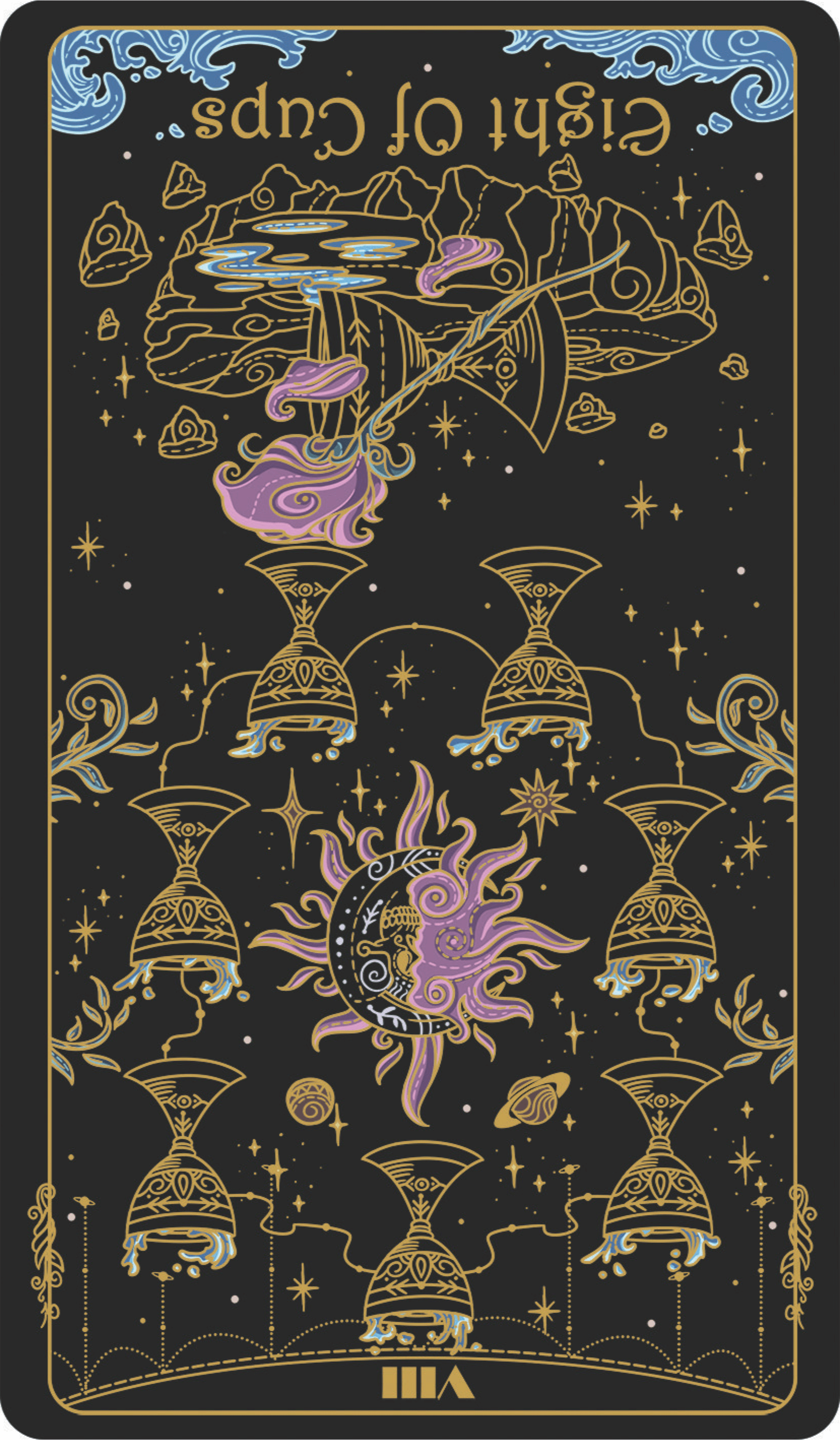 eight of cups reversed