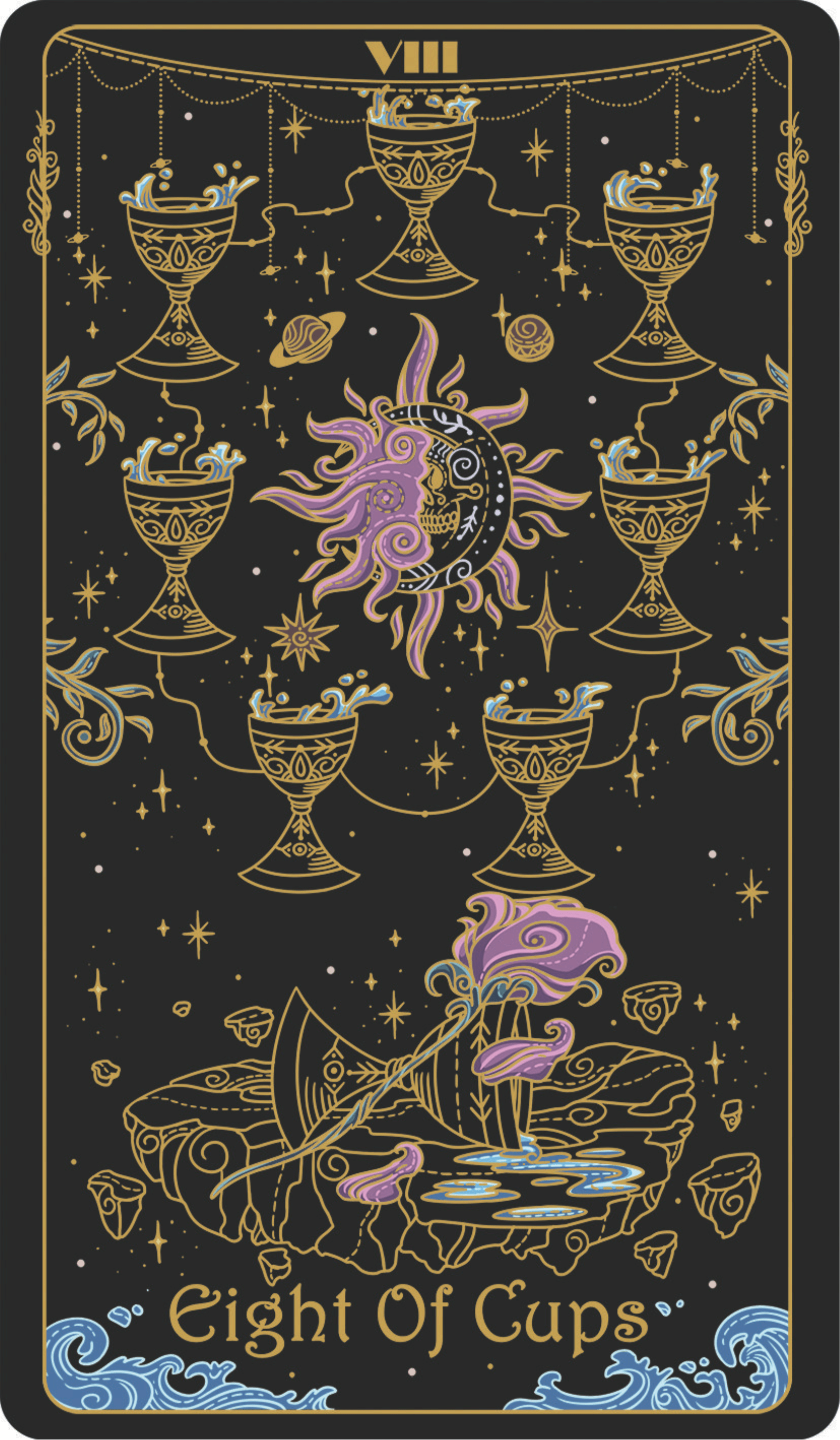 eight of cups upright