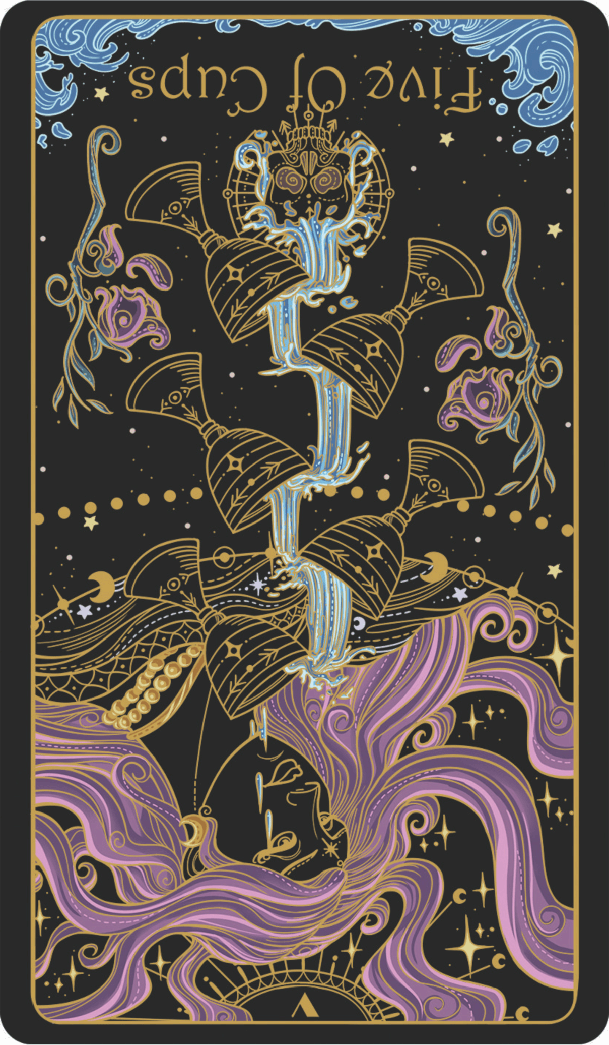 five of cups reversed