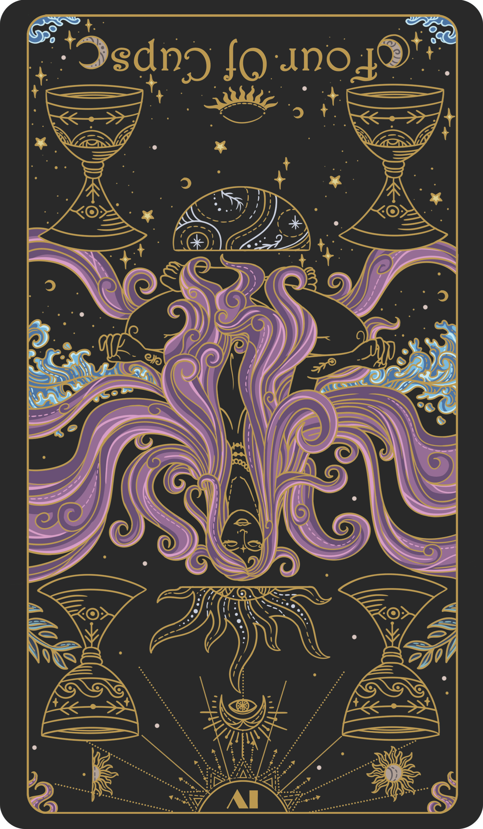 four of cups reversed