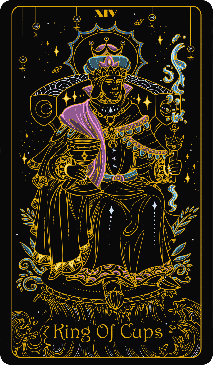king of cups upright