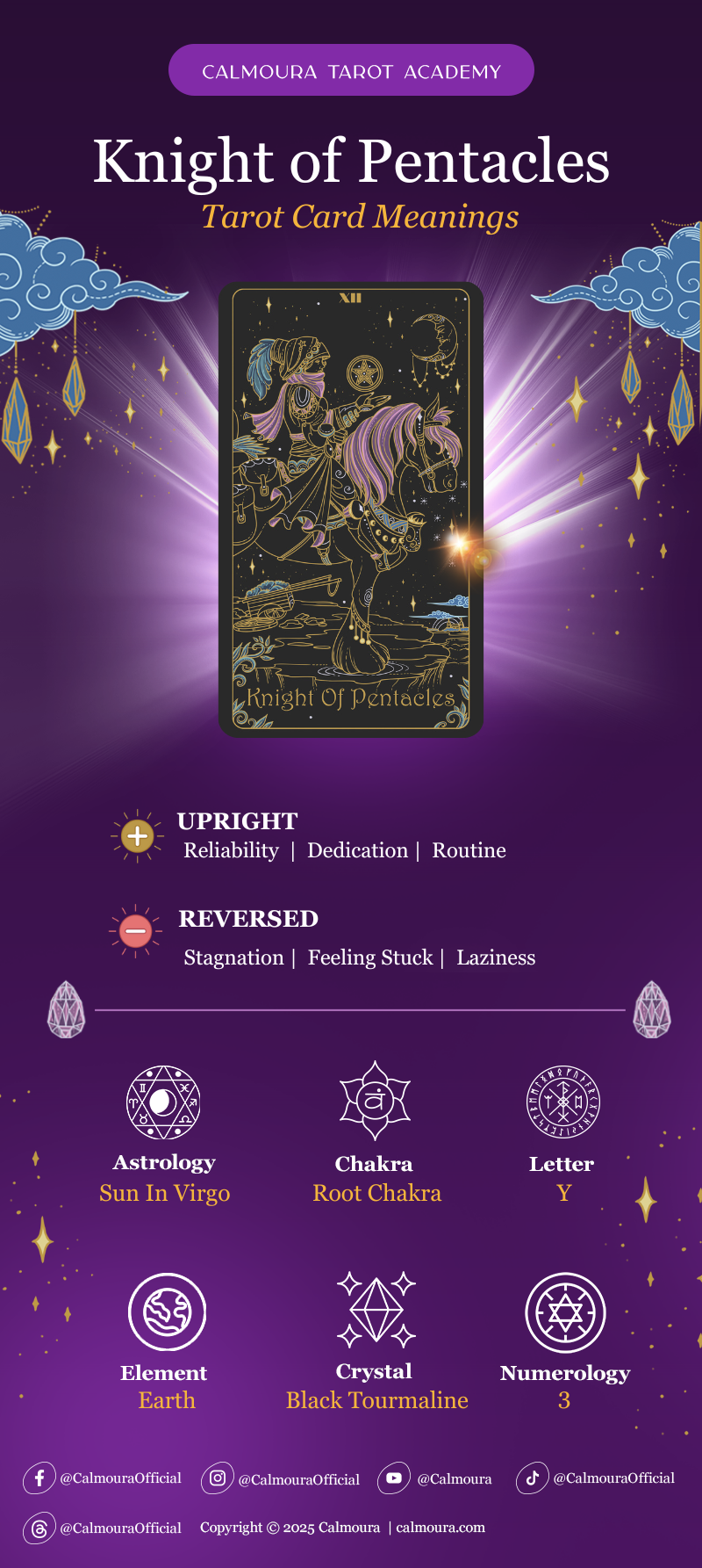 knight of pentacles cheat sheet