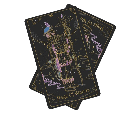 page of wands