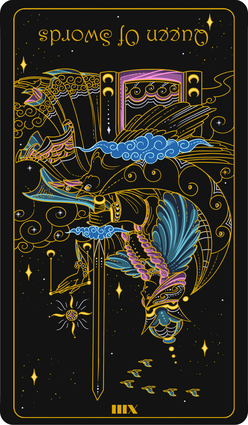 queen of swords reversed