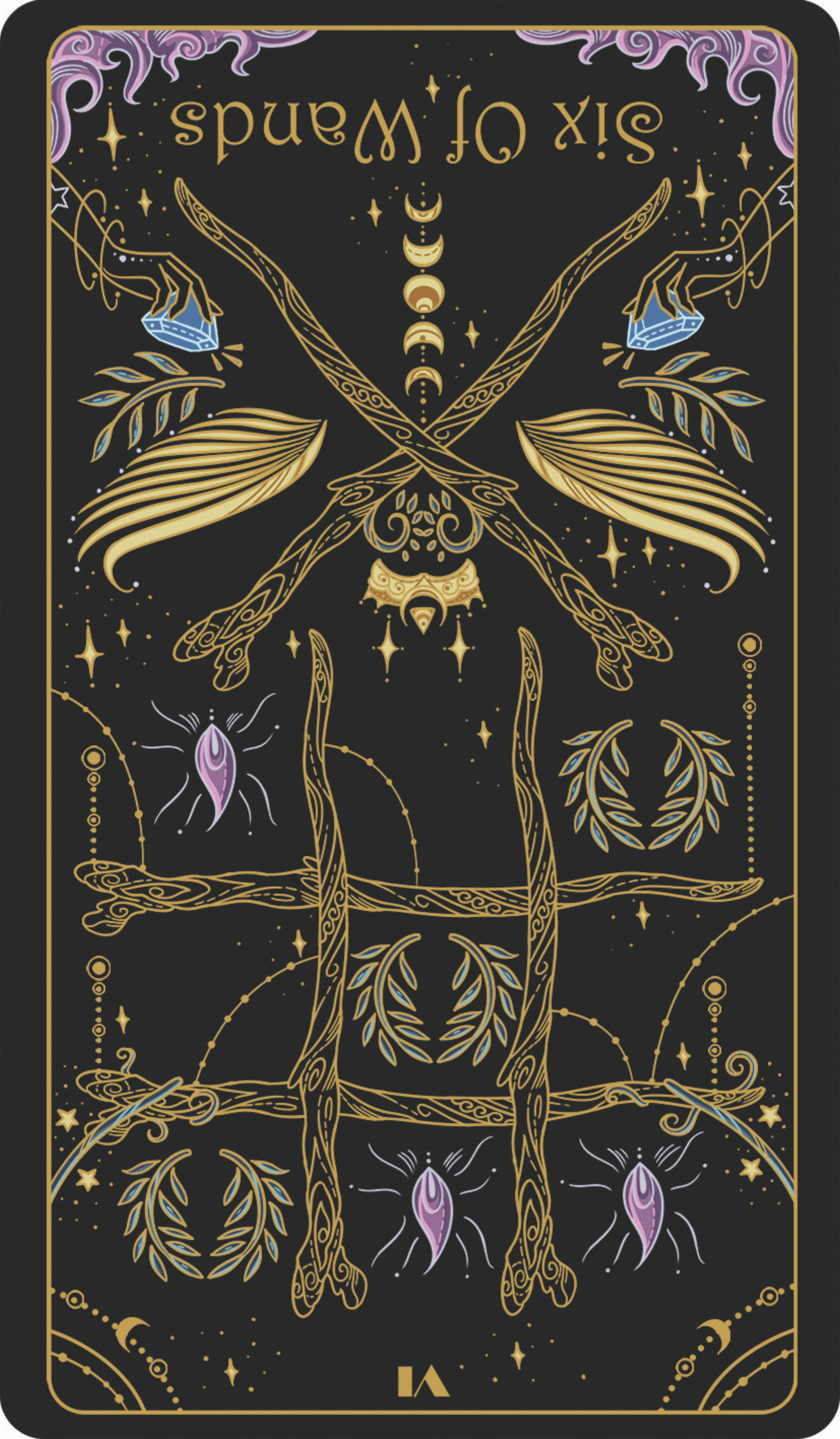 six of wands reversed