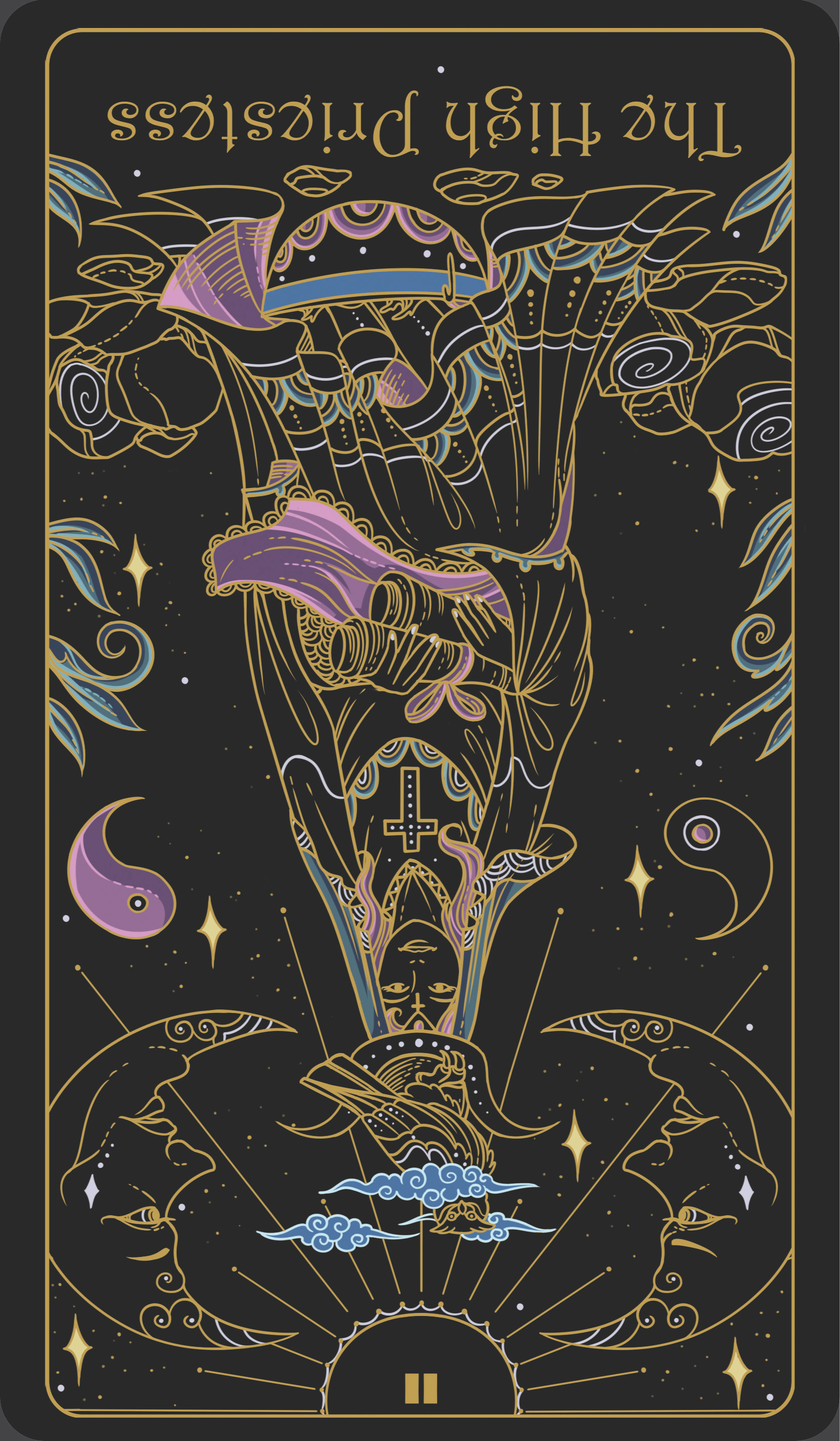 the high priestess reversed
