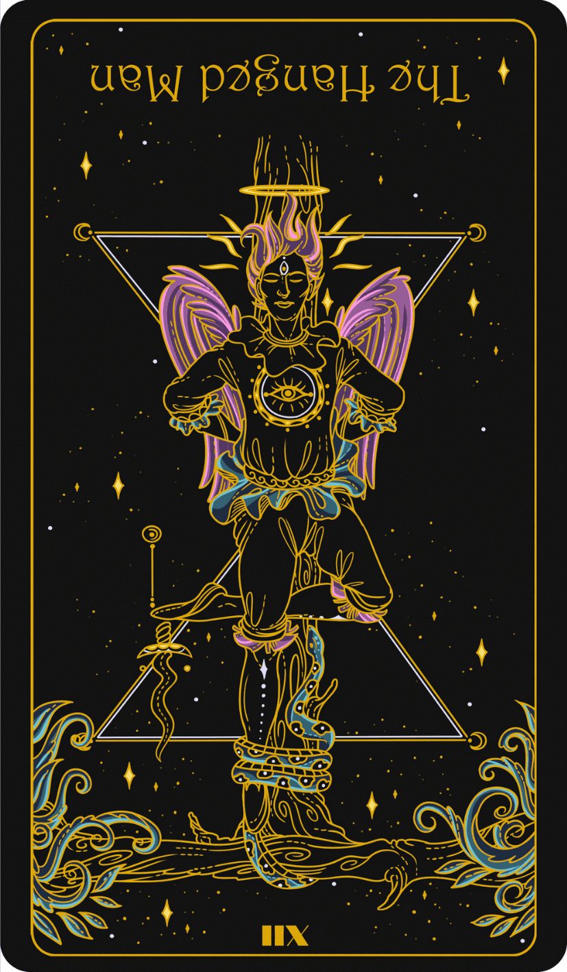 the hanged man reversed