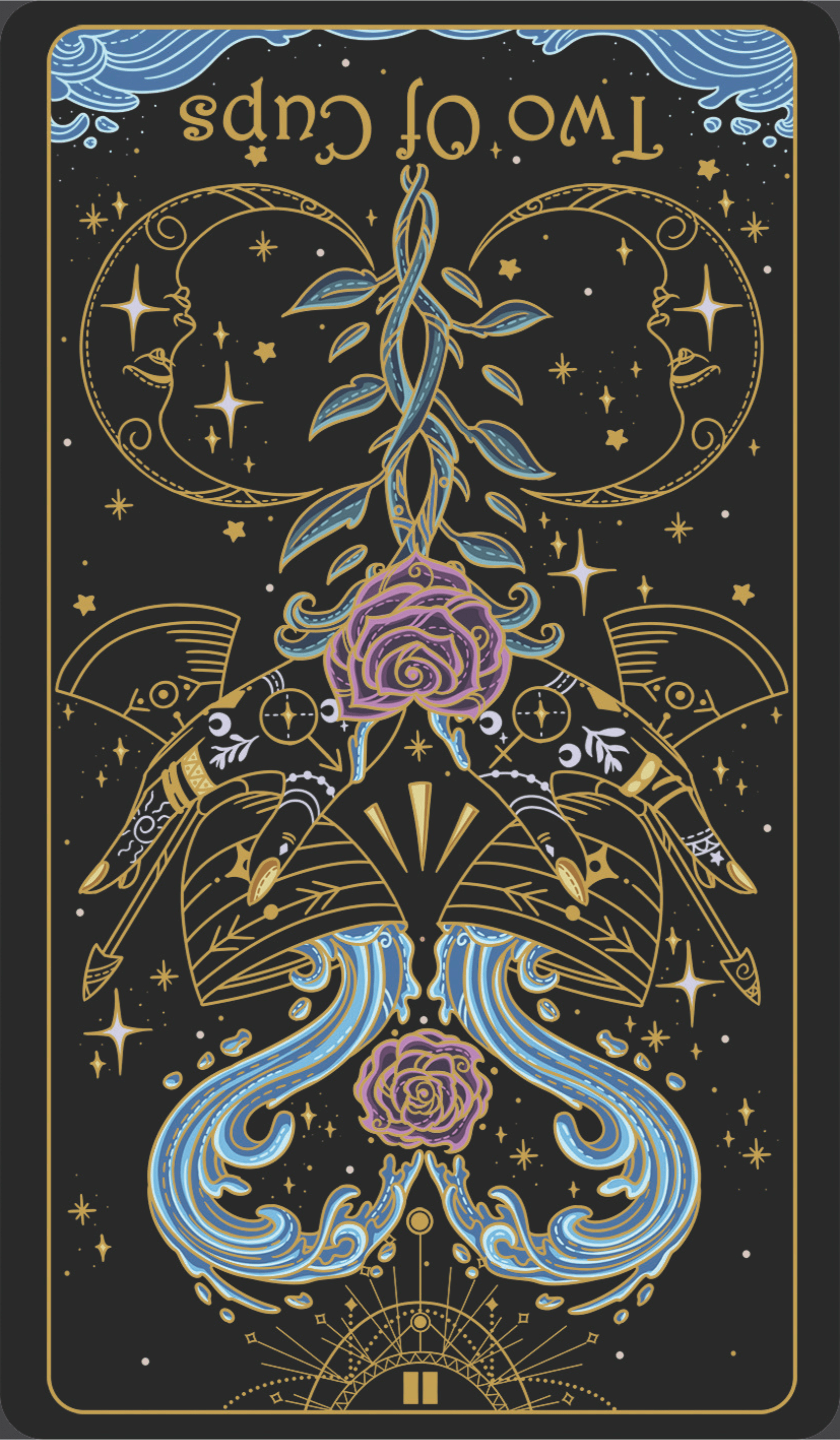 two of cups reversed