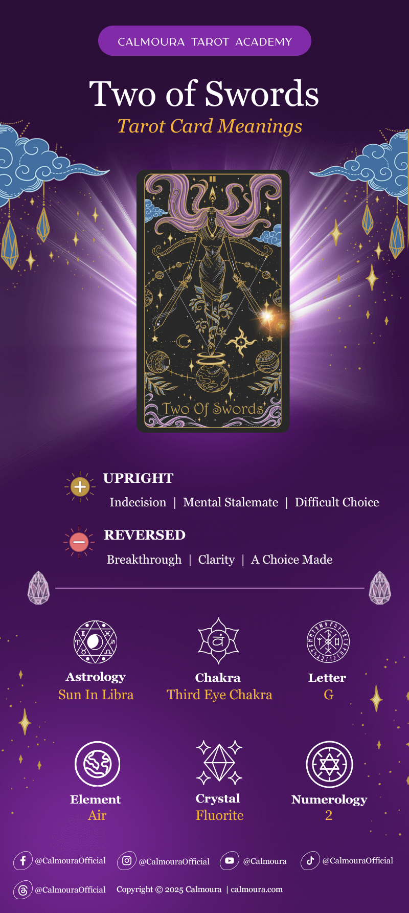 two of swords cheat sheet