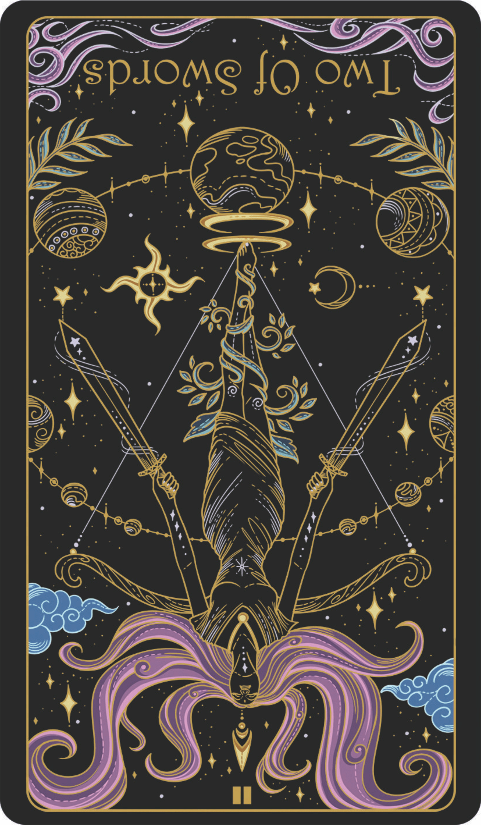 two of swords reversed