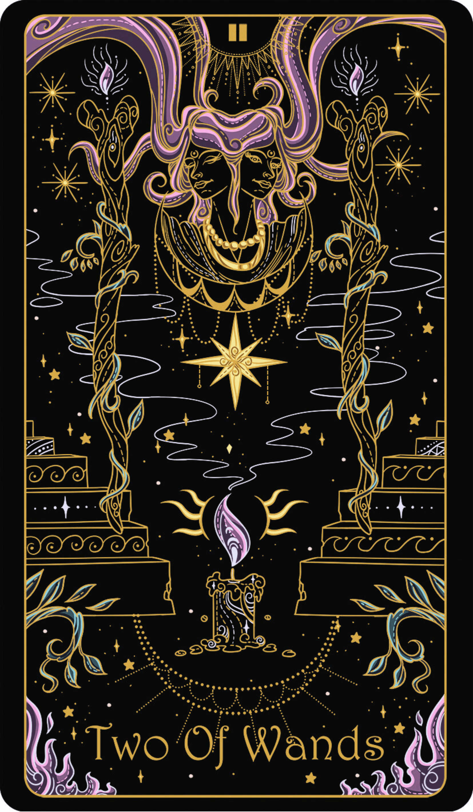 Two of Wands Upright