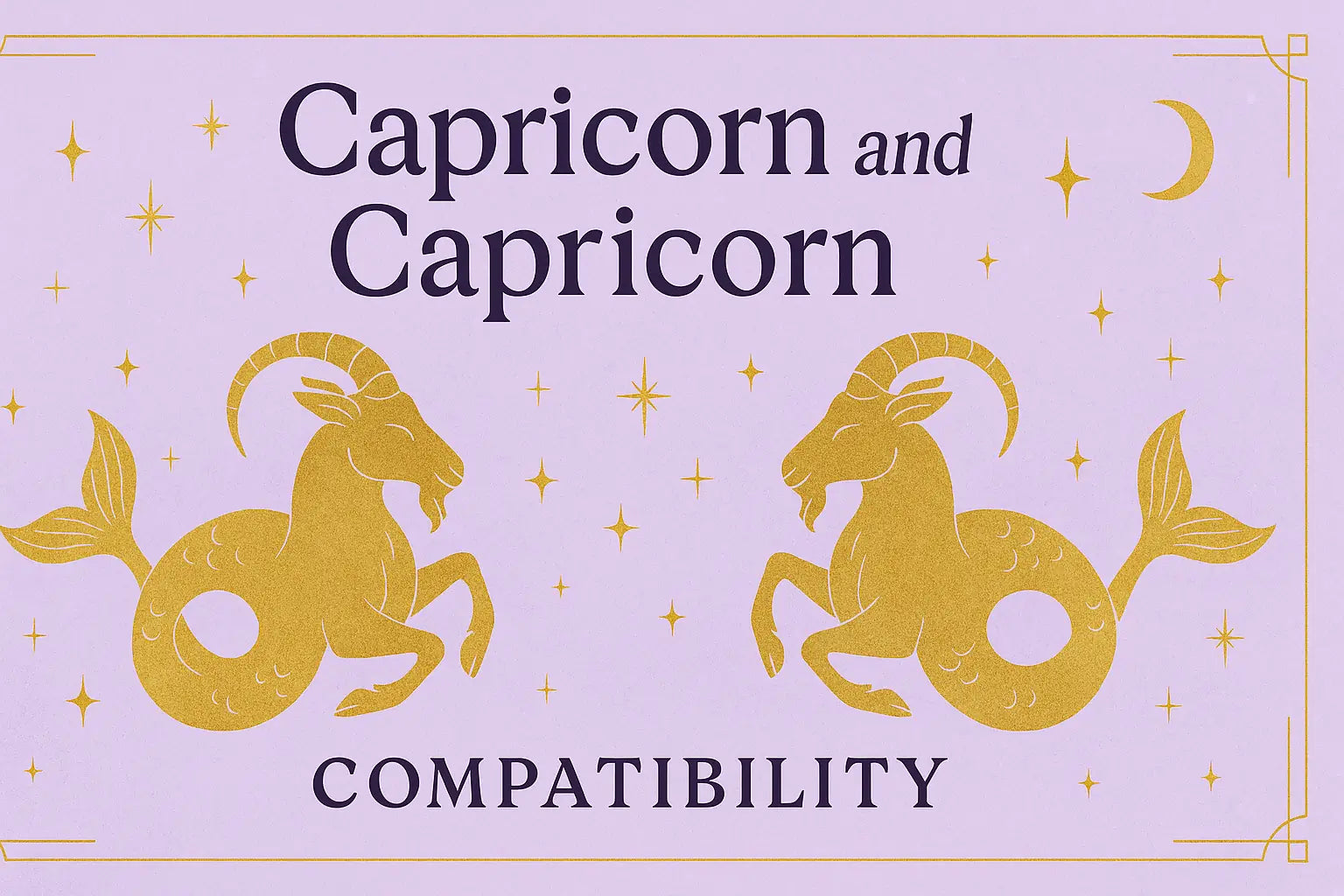 Capricorn and Capricorn Compatibility