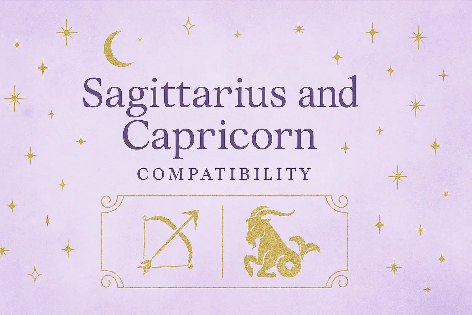 Sagittarius and Capricorn Compatibility