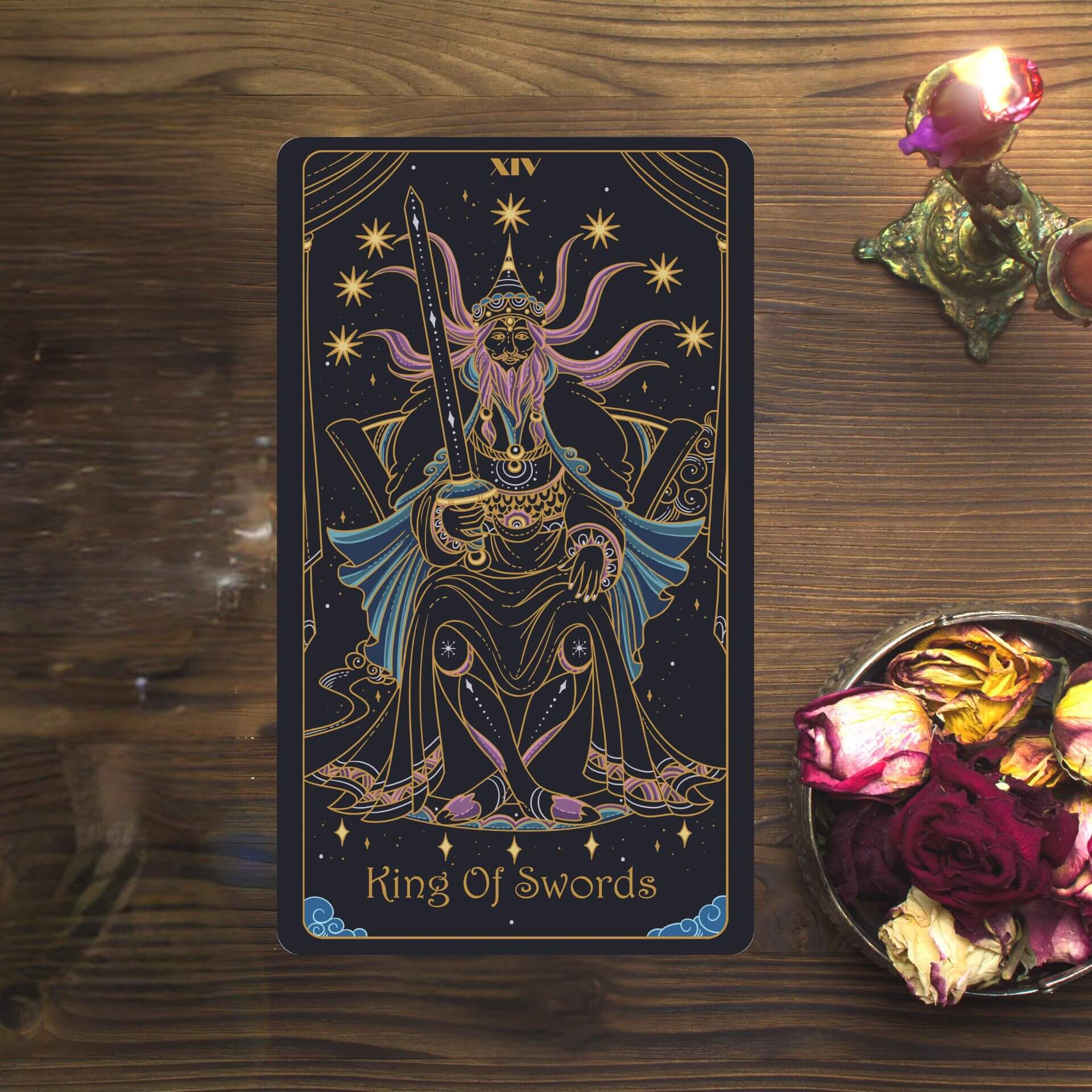 the king of swords as feelings