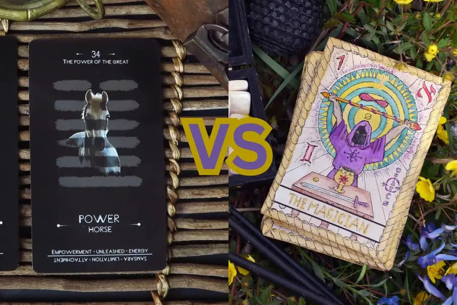 Oracle Cards vs Tarot Cards
