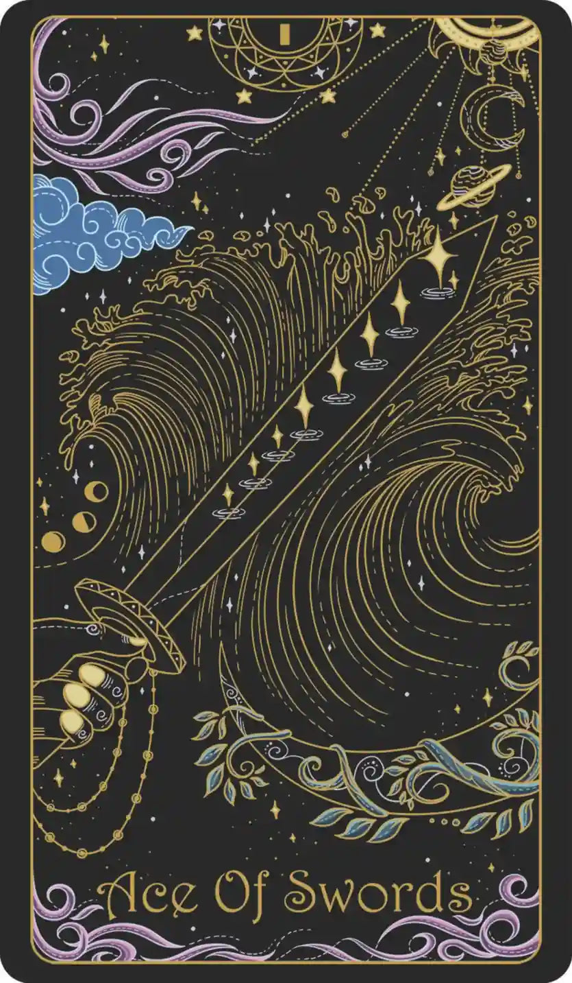 ace of swords upright