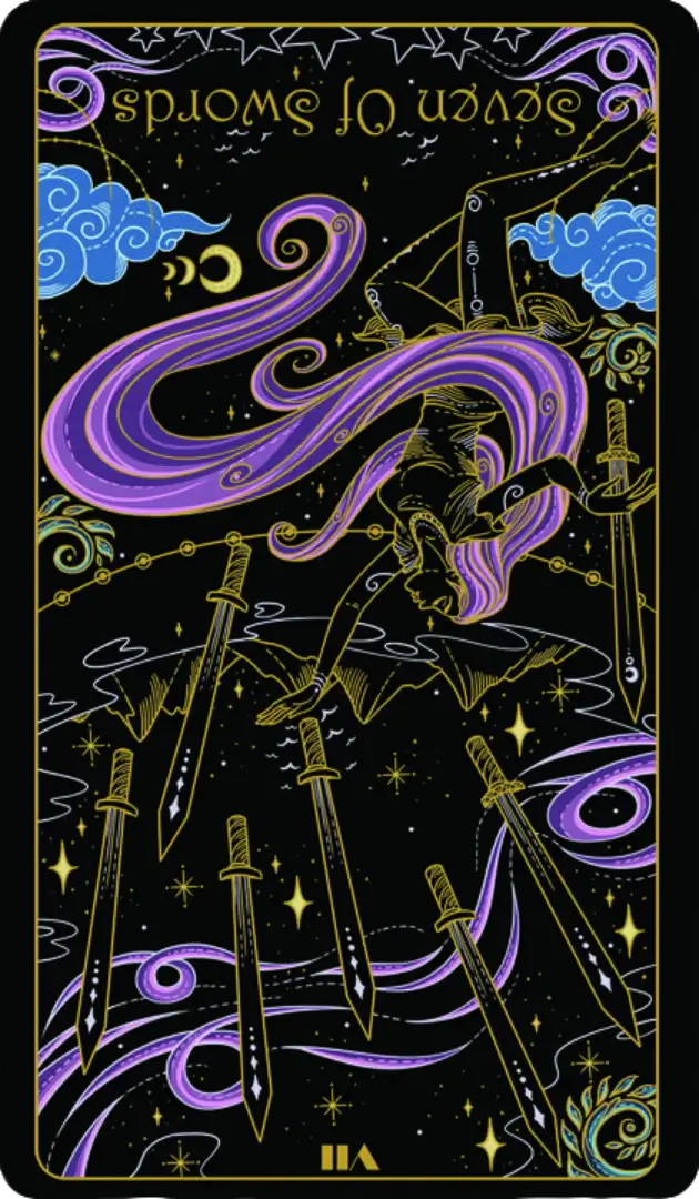 seven of swords reversed