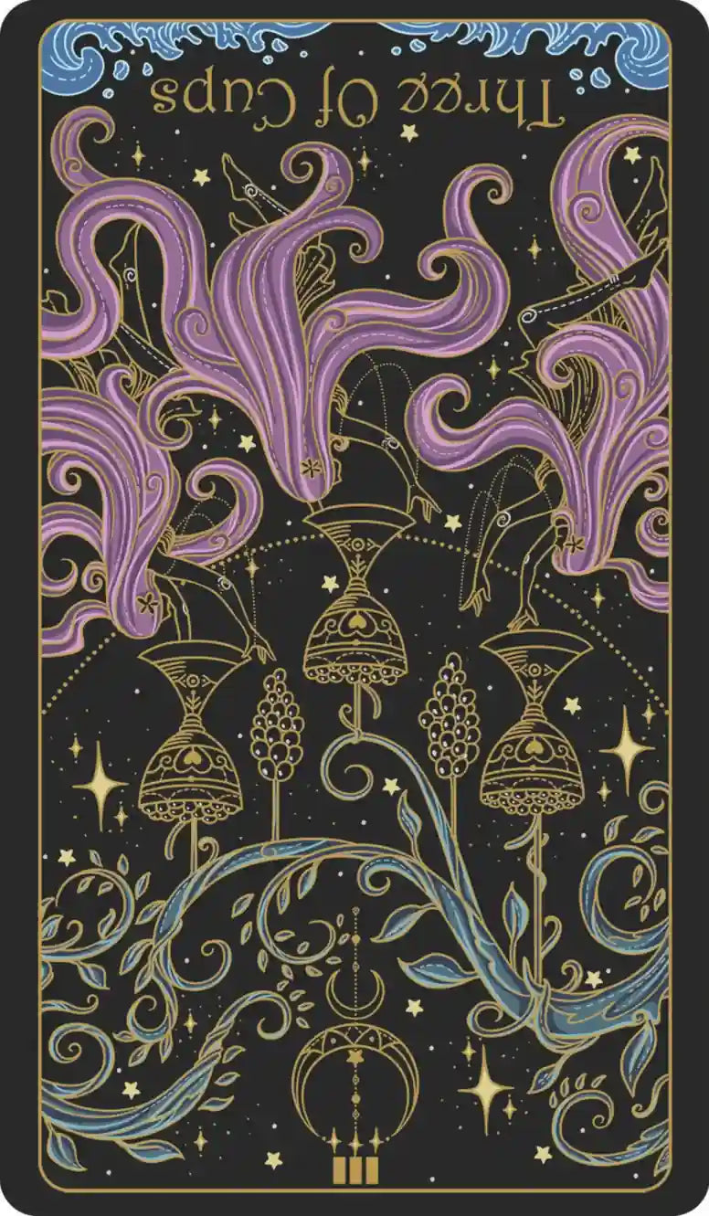 three of cups reversed