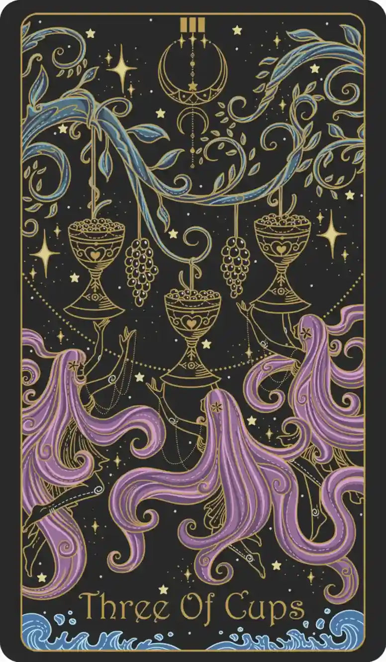 three of cups upright